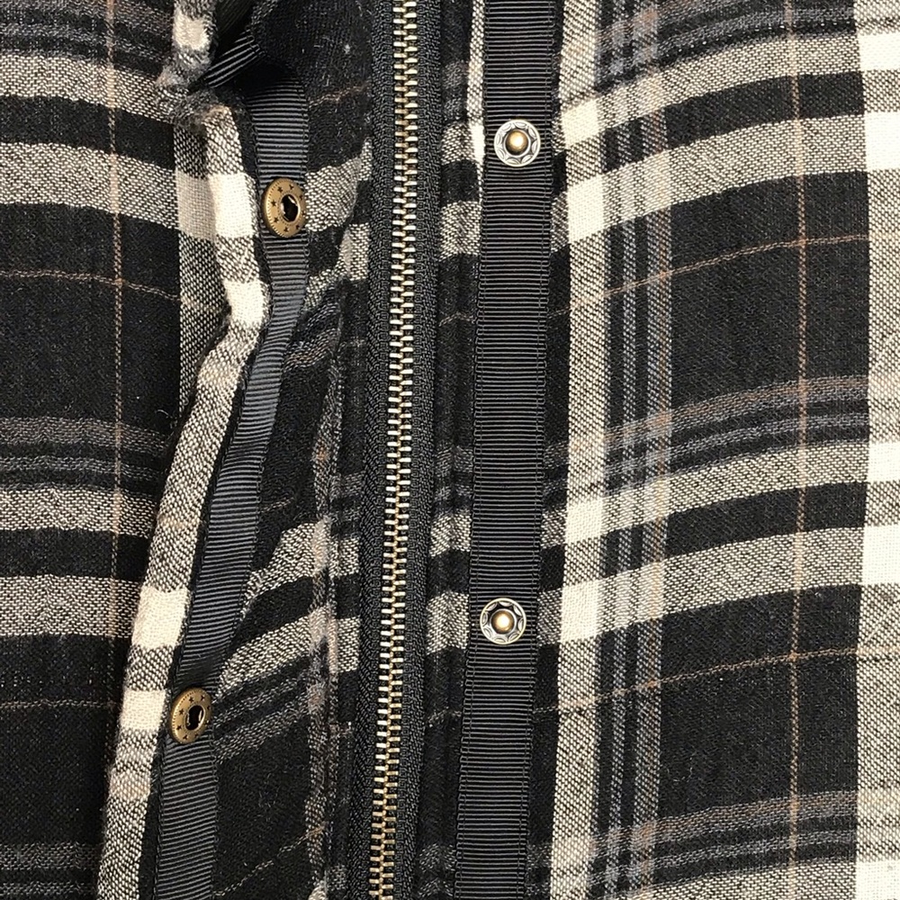 Anthropologie Hei Hei Plaid Vest Pockets Size Med - Picture 5 of 8